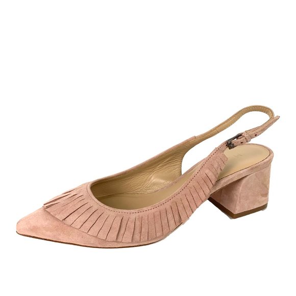 M. GEMI 'The Sagra' Fringe Slingback Pumps‎ w/ Dust Bag (NWOB) - Picture 2 of 12